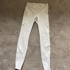 Size 4 Lululemon Speed Up Tight White 28”